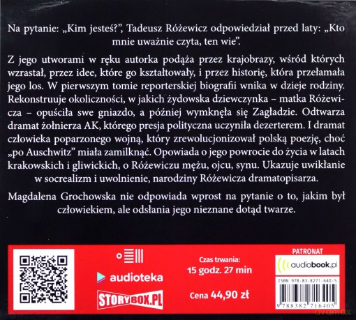 Różewicz. Rekonstrukcja (Tom 1) - Magdalena Grochowska [AUDIOBOOK]