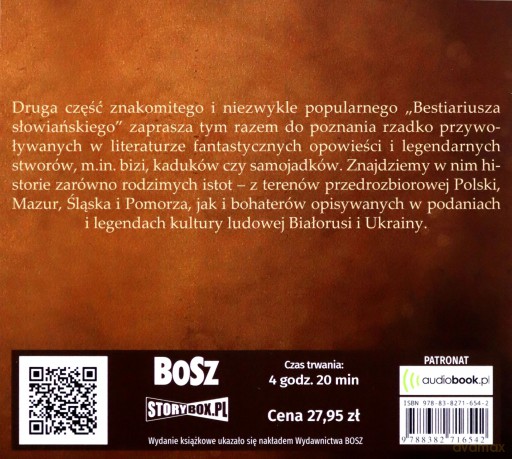 Rzecz o biziach, kadukach i samojadkach. Bestiariusz słowiański (Tom 2) - Paweł Zych [AUDIOBOOK]