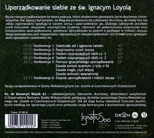 Uporządkowanie siebie ze św. Ignacym Loyolą - Seweryn Wąsik [AUDIOBOOK]