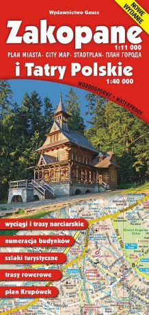 Zakopane i Tatry Polskie. Mapa [KSIĄŻKA]