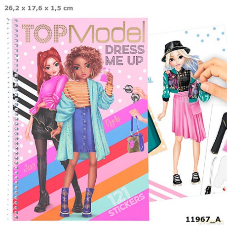 Zestaw Dress me Up Big TOPModel z naklejkami 11967A