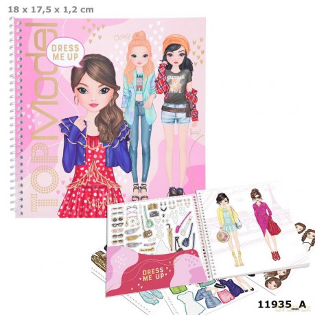 Zestaw Dress Me up TOPModel z naklejkami 11935A