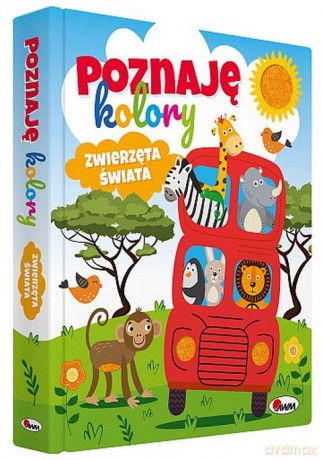 Zwierzęta świata. Poznaję kolory - Elżbieta Korolkiewicz [KSIĄŻKA]