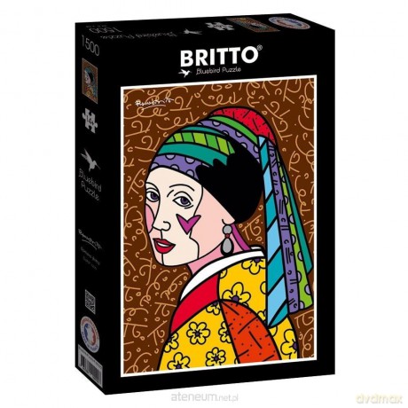BLUEBIRD 1500 el. Dziewczyna z perłą, Romero Britto [PUZZLE]