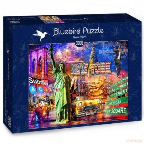 BLUEBIRD 3000 el. Nowy Jork [PUZZLE]