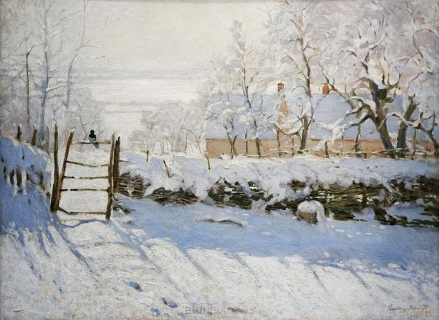 BLUEBIRD 4000 el. Zima, Claude Monet [PUZZLE]