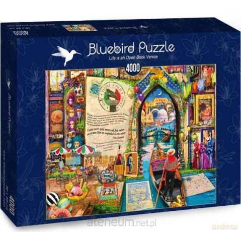 BLUEBIRD 4000 el. Życie to otwarta księga-Wenecja [PUZZLE]