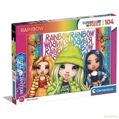 CLEMENTONI 104 el. Brilliant Rainbow High [PUZZLE]