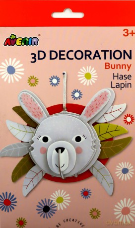 Dekoracje 3D - królik