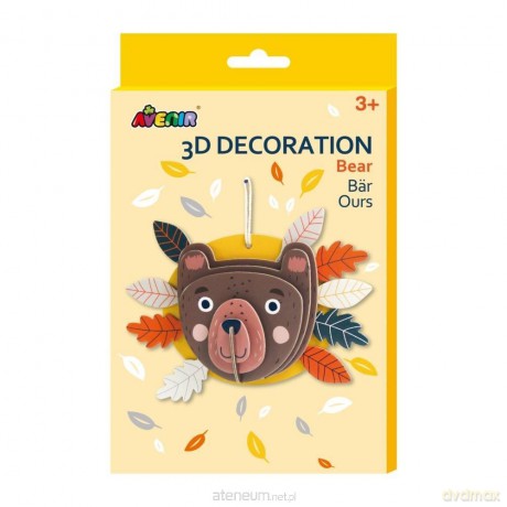 Dekoracje 3D - miś