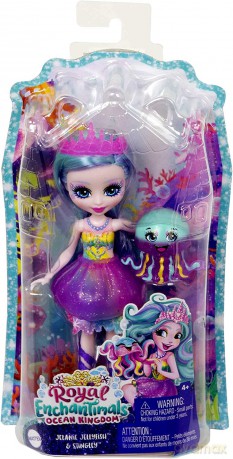 Enchantimals Lalka Meduza + figurka Stingley HFF34