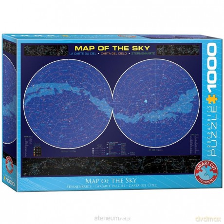 EUROGRAPHICS 1000 el. Mapa księżyca [PUZZLE]