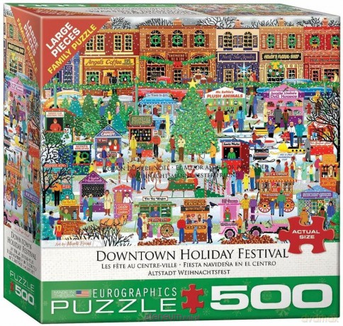 EUROGRAPHICS 500 el. Festiwal w centrum miasta (XXL) [PUZZLE]