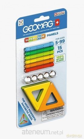 Geomag Supercolor Panels Recycled 15el. [KLOCKI]