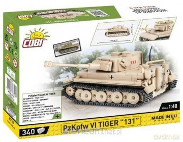 HC WWII Czołg PzKpfw VI Tiger 131 340 el. [KLOCKI]