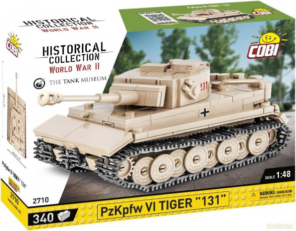HC WWII Czołg PzKpfw VI Tiger 131 340 el. [KLOCKI]