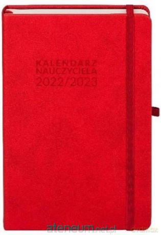 Kalendarz 2022/2023 A5 Nauczyciela TDW czerwony [KALENDARZ]