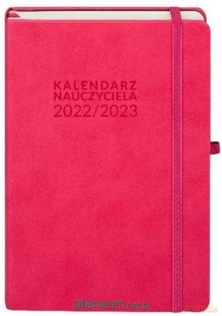 Kalendarz 2022/2023 A5 Nauczyciela TDW różowy [KALENDARZ]