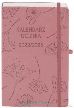 Kalendarz 2022/2023 A5 Ucznia TDW jasny różowy [KALENDARZ]