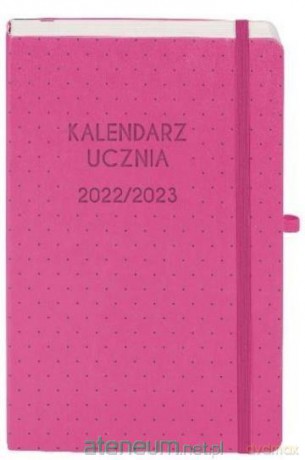 Kalendarz 2022/2023 A5 Ucznia TDW różowy [KALENDARZ]