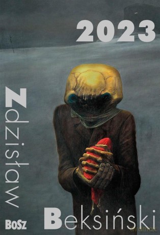 Kalendarz 2023 - Beksiński silver [KALENDARZ]