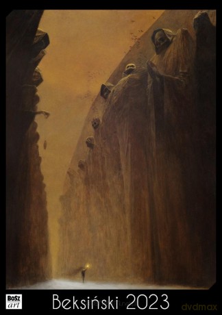 Kalendarz 2023 - Beksiński wzór 4 A3 [KALENDARZ]