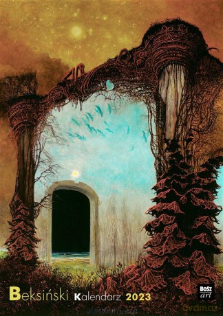Kalendarz 2023 - Beksiński wzór 9 A3 [KALENDARZ]