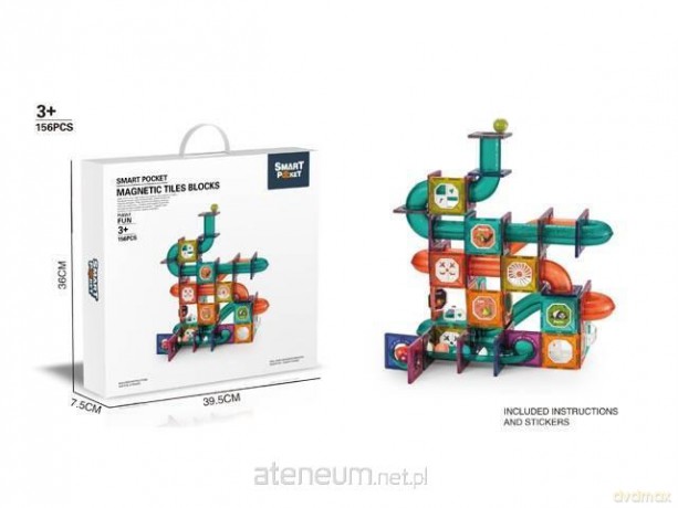 Klocki magnetyczny 156el [KLOCKI]