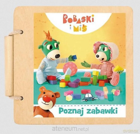 Książeczka drewniana - Poznaj zabawki