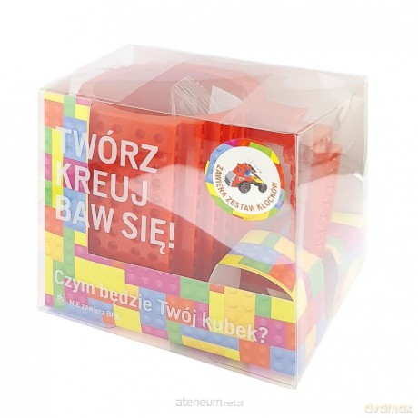 Kubek klockowy czerwony