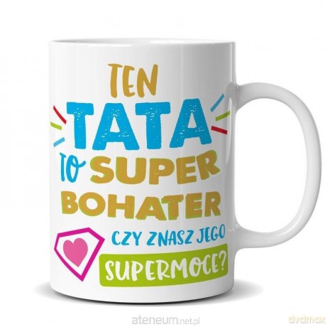 Kubek Premium Q 890 Tata superbohater