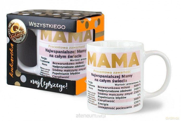 Kubek Premium Q 894 Mama (procentowa zawartość)