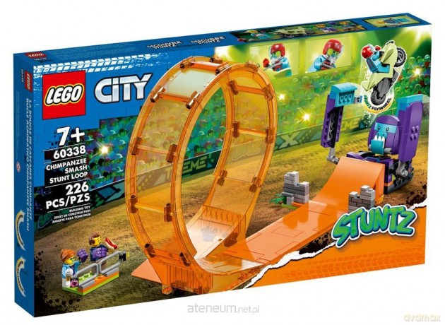 LEGO CITY Kaskaderska pętla i szympans demolka (60338) [KLOCKI]