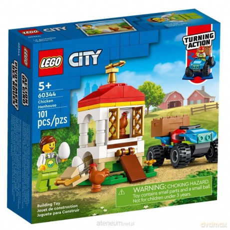 LEGO CITY Kurnik z kurczakami (60344) [KLOCKI]