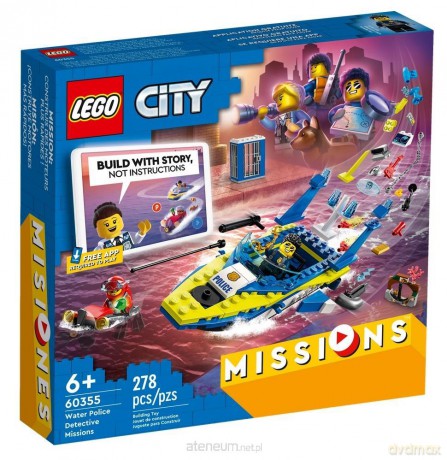 LEGO CITY Śledztwa wodnej policji (60355) [KLOCKI]