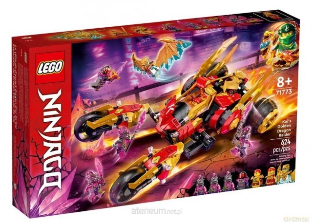 LEGO NINJAGO Złoty smoczy ścigacz Kaia (71773) [KLOCKI]