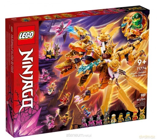 LEGO NINJAGO Złoty Ultra Smok Lloyda (71774) [KLOCKI]