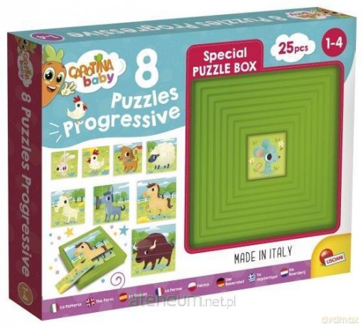 LISCIANI Carotina Baby - progresywne Farma [PUZZLE]