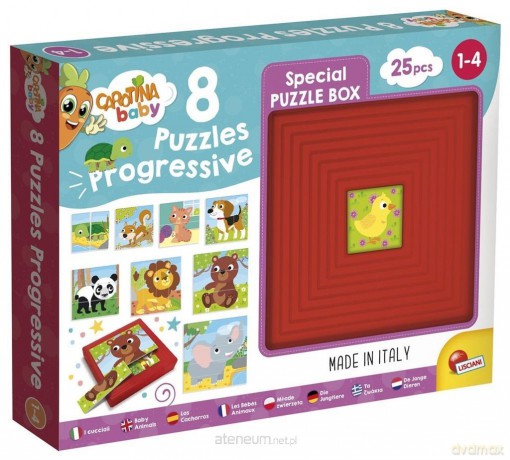 LISCIANI Carotina Baby - progresywne Zwierzątka [PUZZLE]