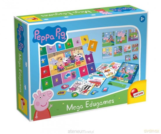 Mega zestaw gier edukacyjnych Świnka Peppa [GRA]
