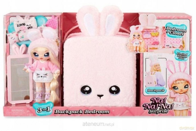Na Na Na Surprise 3w1 BackPack Bedroom Pink (2 szt)