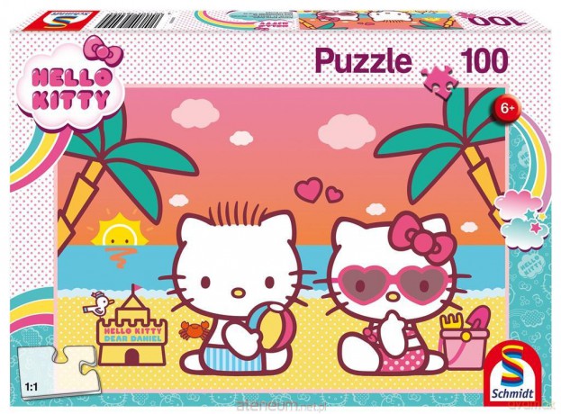 SCHMIDT 100 el. Hello Kitty Zabawa na plaży [PUZZLE]