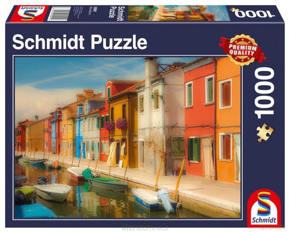 SCHMIDT 1000 el. Kolorowe domy na wyspie Burano [PUZZLE]