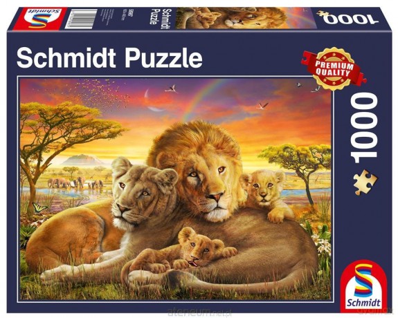 SCHMIDT 1000 el. Lwia rodzina [PUZZLE]