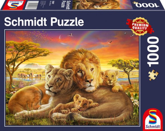 SCHMIDT 1000 el. Lwia rodzina [PUZZLE]