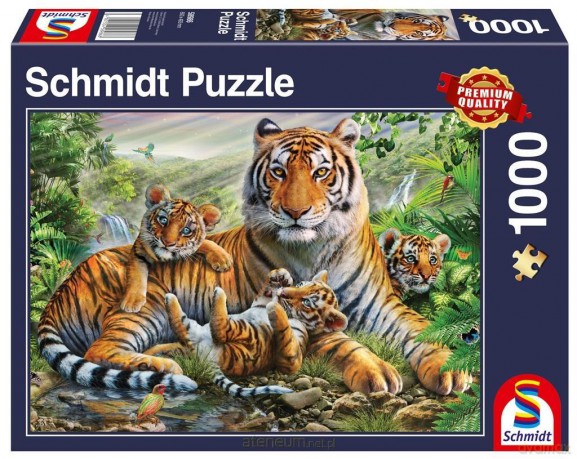 SCHMIDT 1000 el. Tygrysy [PUZZLE]