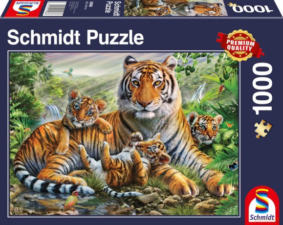 SCHMIDT 1000 el. Tygrysy [PUZZLE]