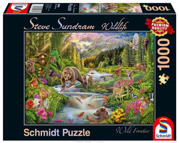 SCHMIDT PQ 1000 el. Steve Leśne zwierzęta [PUZZLE]