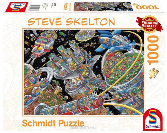 SCHMIDT PQ 1000 el. Steve Skleleton Kosmiczna kolonia [PUZZLE]