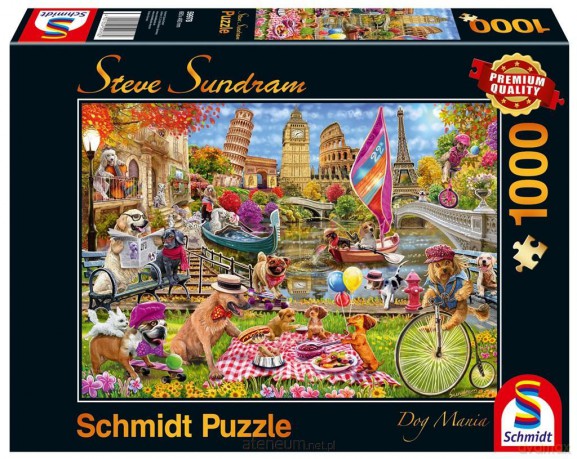 SCHMIDT PQ 1000 el. Steve Sundram Psie szaleństwo [PUZZLE]